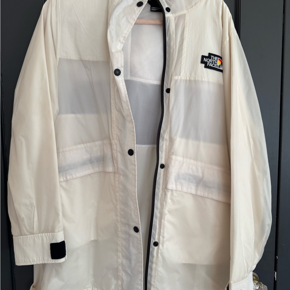The North Face Off White Trench Coat